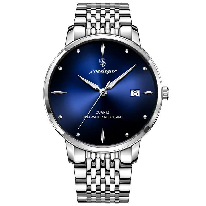 Reloj de Hombre Cuarzo y Acero Inoxidable POEDAGAR 868