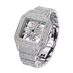 MISSFOX 324 Reloj Masculino de Lujo con Diamantes