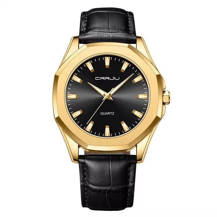 CRRJU 5015 Reloj de Hombre de Negocios Impermeable