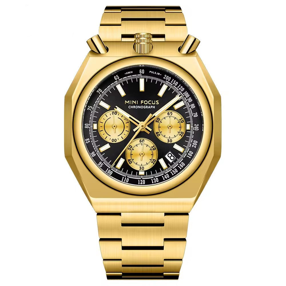 MF0601G Reloj Masculino de Cuarzo con Correa de Acero