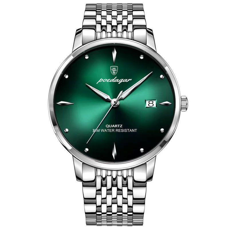 Reloj de Hombre Cuarzo y Acero Inoxidable POEDAGAR 868