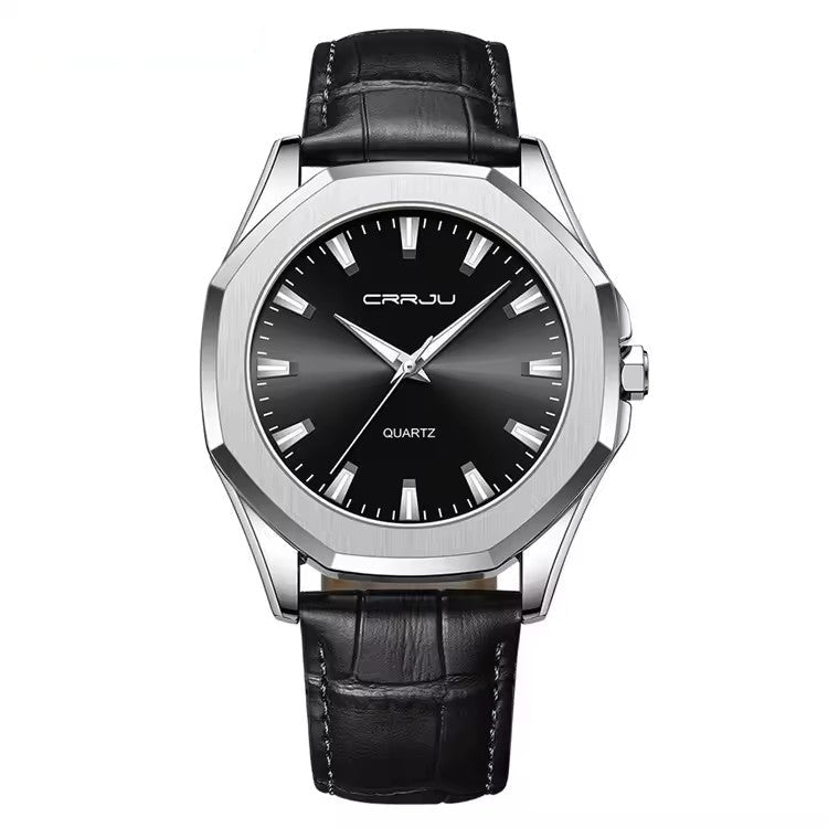 CRRJU 5015 Reloj de Hombre de Negocios Impermeable