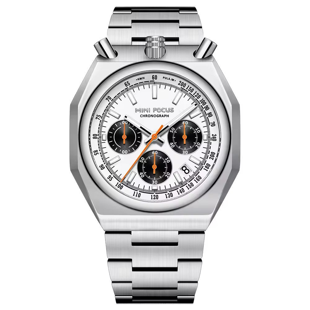 MF0601G Reloj Masculino de Cuarzo con Correa de Acero