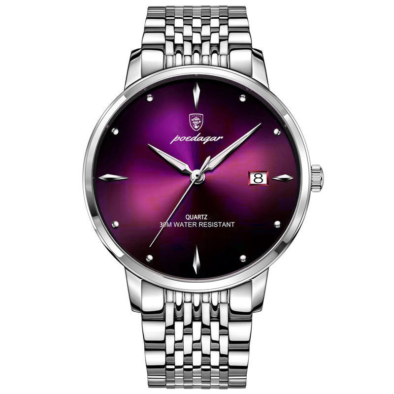 Reloj de Hombre Cuarzo y Acero Inoxidable POEDAGAR 868