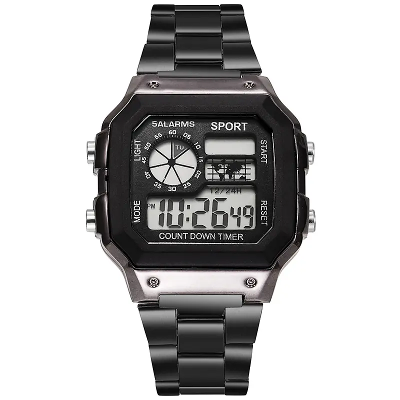 Reloj Deportivo Cuadrado de Aleación F-2