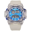 Reloj Digital Unisex Transparente T-612
