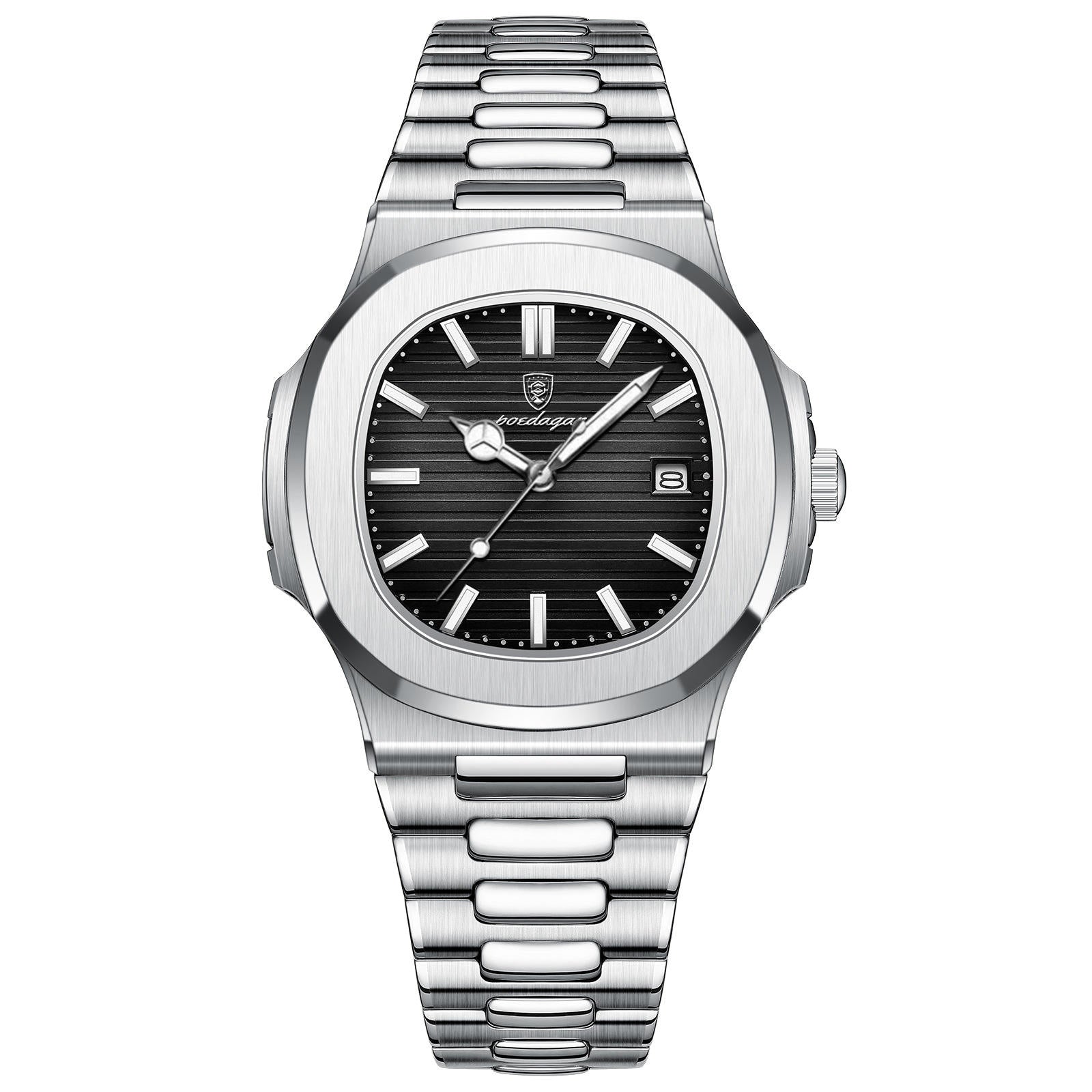 Reloj de Hombre Acero Inoxidable y Cuarzo POEDAGAR P613