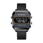 BINBOND 081 Reloj Digital Deportivo de Hombre Impermeable