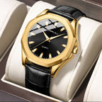 CRRJU 5015 Reloj de Hombre de Negocios Impermeable