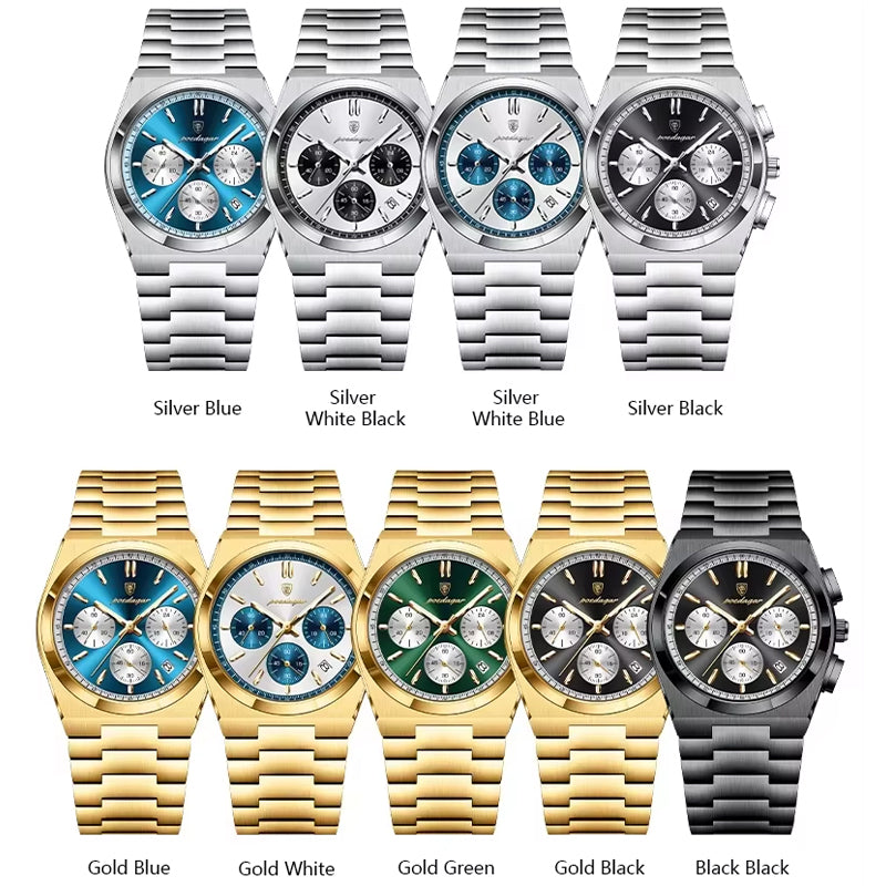 Reloj Masculino Impermeable de Lujo POEDAGAR 970