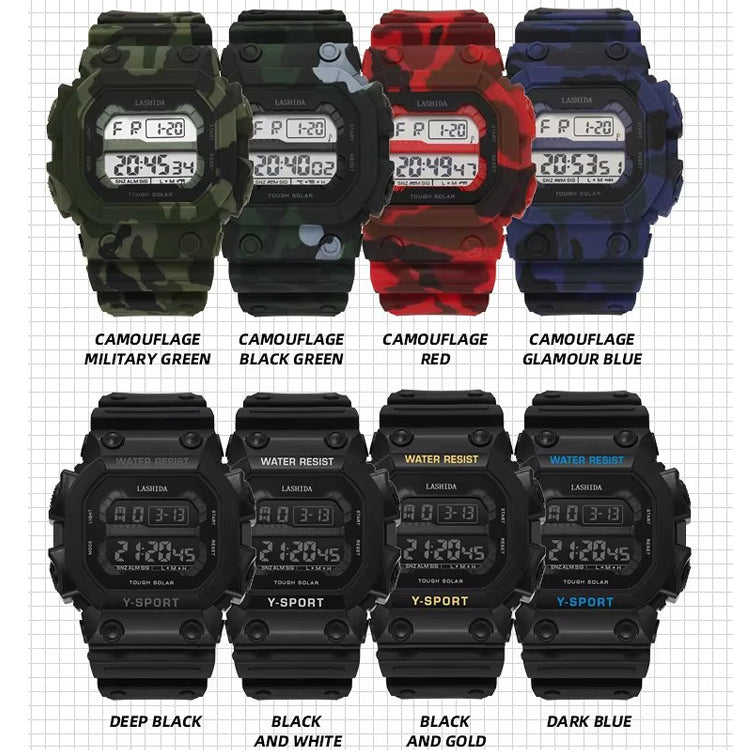 Reloj Unisex Deportivo a Prueba de Agua MF-1