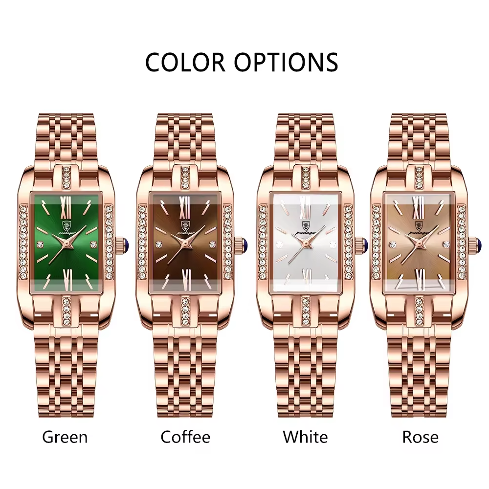 Reloj Femenino de Lujo con Diamantes 365