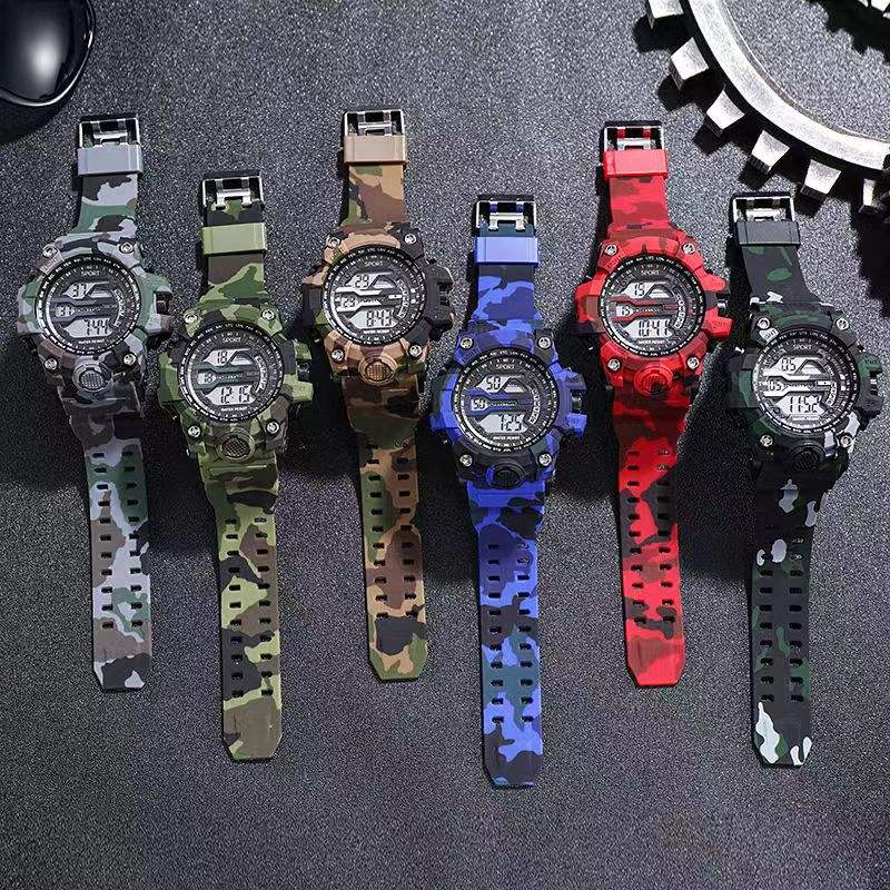 Reloj Deportivo Hombre Camuflado 610
