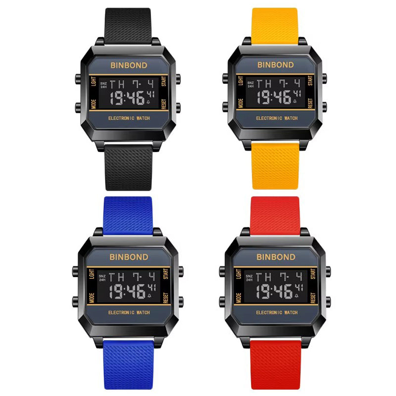 BINBOND 081 Reloj Digital Deportivo de Hombre Impermeable