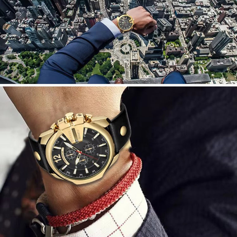 CURREN 8176 Reloj Masculino de Cuarzo Estilo Negocios