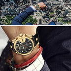 CURREN 8176 Reloj Masculino de Cuarzo Estilo Negocios