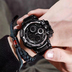 Reloj Masculino Gran Esfera Impermeable 966