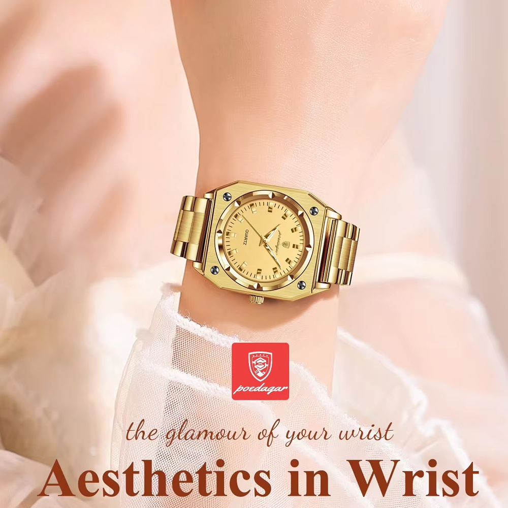 Reloj de Mujer Lujo Impermeable POEDAGAR 788