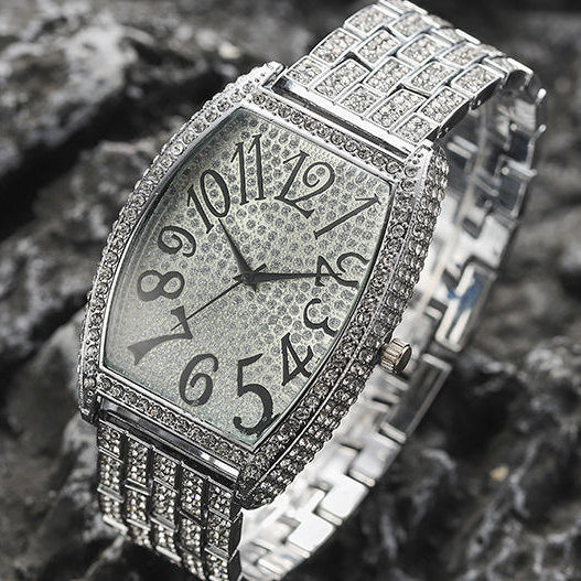 Reloj de Cuarzo Unisex con Diamantes 1215