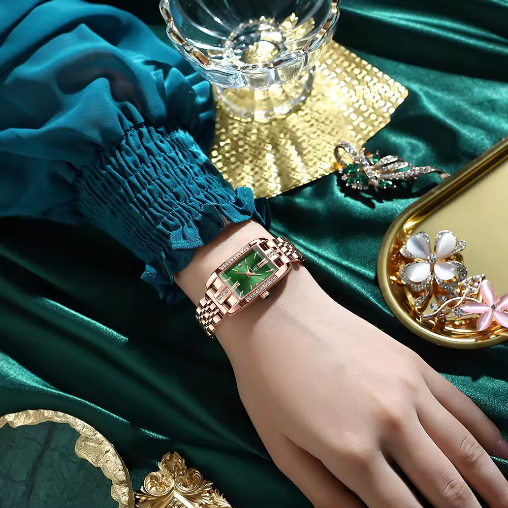 Reloj Femenino de Lujo con Diamantes 365
