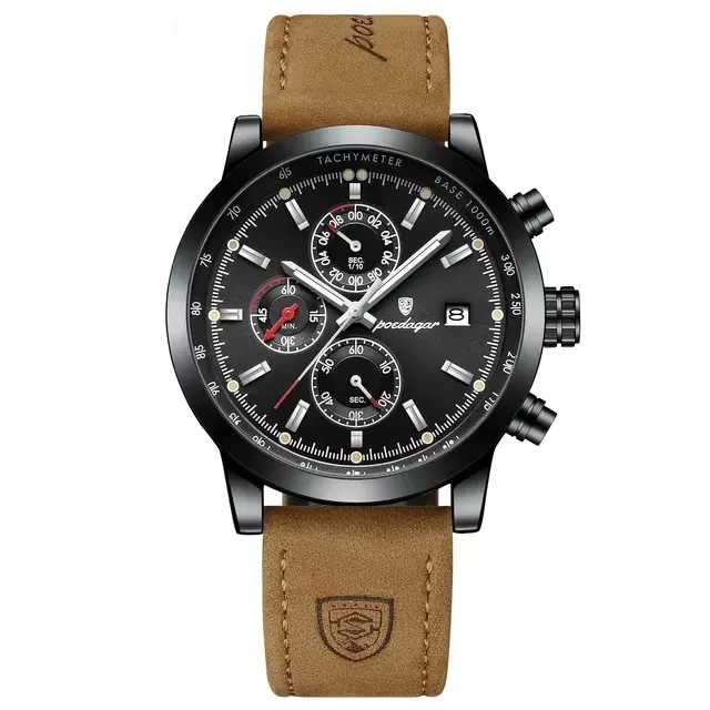Reloj de Hombre Cuero Clásico POEDAGAR 932