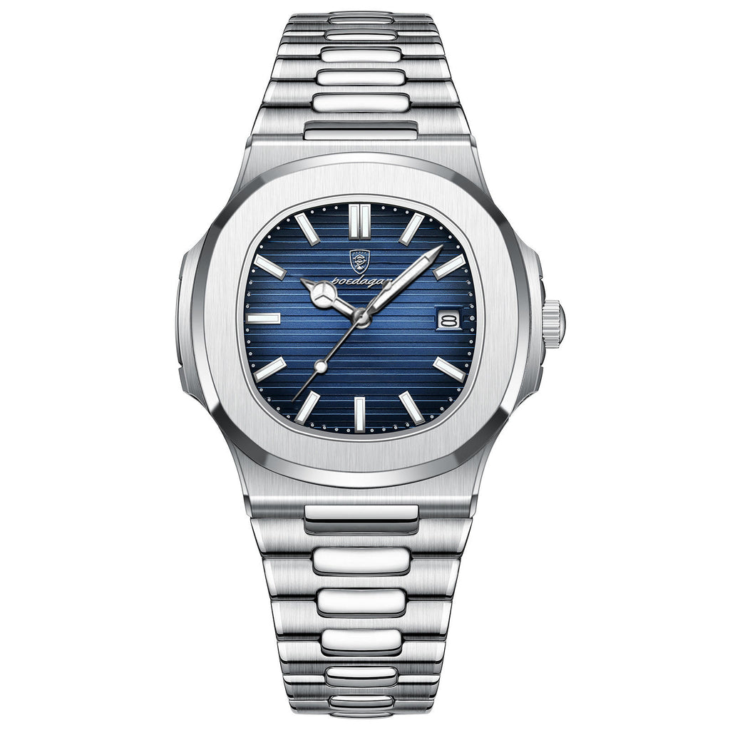 Reloj de Hombre Acero Inoxidable y Cuarzo POEDAGAR P613