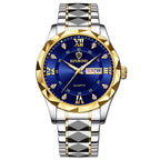 Reloj de Pulsera para Parejas, Modelo 2026, Reloj de Cuarzo Luminoso de Acero Inoxidable