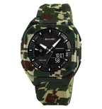 Reloj deportivo con pantalla LED de alarma Dual Movt para hombre