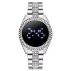 Reloj de lujo de acero inoxidable para mujer