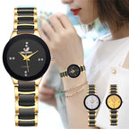 Relojes de Moda para Mujer y Hombre, Relojes de Pulsera de Lujo con Pedrería