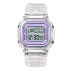 Reloj Deportivo Informal, Transparente