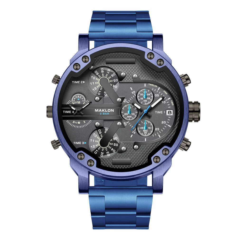 Reloj Hombre Moda de lujo de acero inoxidable