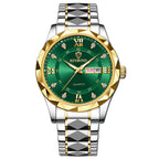 Reloj de Pulsera para Parejas, Modelo 2026, Reloj de Cuarzo Luminoso de Acero Inoxidable