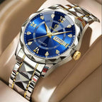 Reloj de Pulsera para Parejas, Modelo 2026, Reloj de Cuarzo Luminoso de Acero Inoxidable