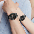 Par de relojes de cuarzo para hombre y Mujer