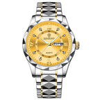 Reloj de Pulsera para Parejas, Modelo 2026, Reloj de Cuarzo Luminoso de Acero Inoxidable