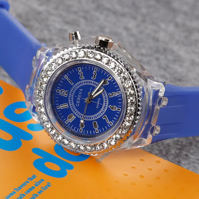 Reloj de mujer reloj digital con LED