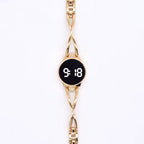 Reloj de pulsera de banda de acero con pantalla táctil LED