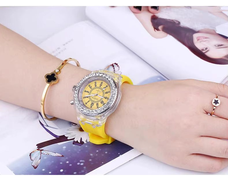 Reloj de mujer reloj digital con LED