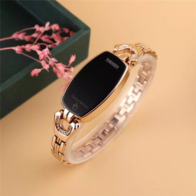 Reloj Digital LED 1588 para Mujer, Pantalla Táctil