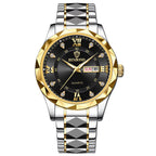 Reloj de Pulsera para Parejas, Modelo 2026, Reloj de Cuarzo Luminoso de Acero Inoxidable