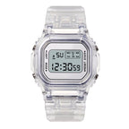 Reloj Deportivo Informal, Transparente
