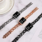 Reloj Clásico cuadrado diamante LED  casual