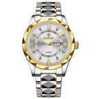 Reloj de Pulsera para Parejas, Modelo 2026, Reloj de Cuarzo Luminoso de Acero Inoxidable