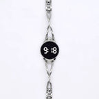 Reloj de pulsera de banda de acero con pantalla táctil LED
