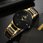 Relojes de Moda para Mujer y Hombre, Relojes de Pulsera de Lujo con Pedrería