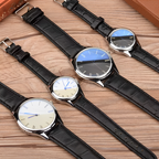 Reloj de pareja de moda, reloj minimalista para amantes