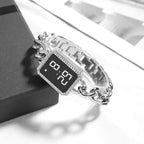 Reloj Clásico cuadrado diamante LED  casual
