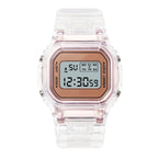Reloj Deportivo Informal, Transparente
