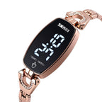 Reloj Digital LED 1588 para Mujer, Pantalla Táctil